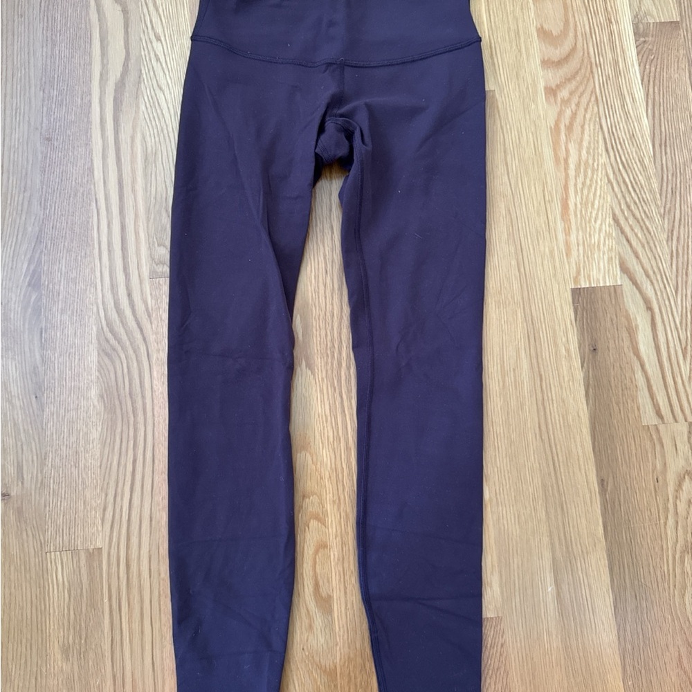 lululemon athletica size 4 maroon leggings